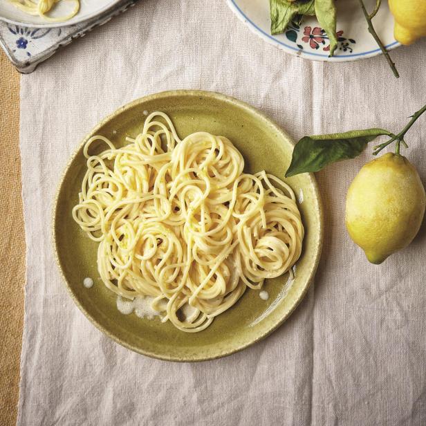 Spaghetti mit Zitrone