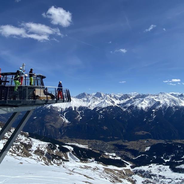 Alpenblick auf 2.600 Metern von der Aussichtsplattform „Z1“