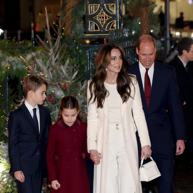 William, Kate, George und Charlotte