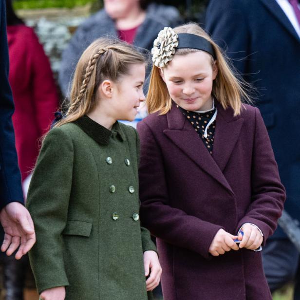 Prinzessin Charlotte und Mia Tindall am "Christmas Day" 2023