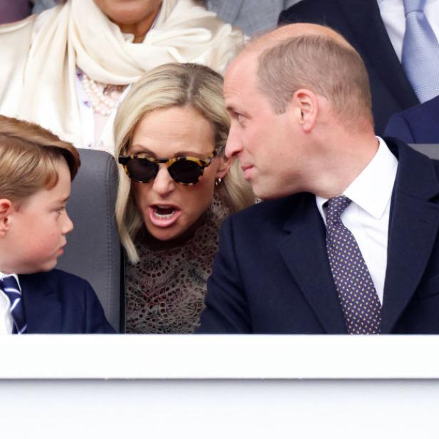 Prinz George, Zara Tindall und Prinz William