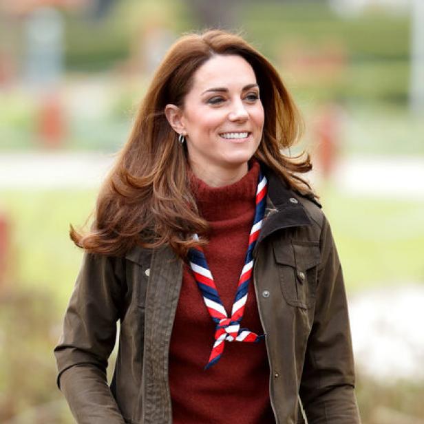 Prinzessin Kate mit einer Barbour-Jacke