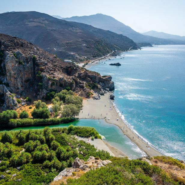 Insel Kreta von oben