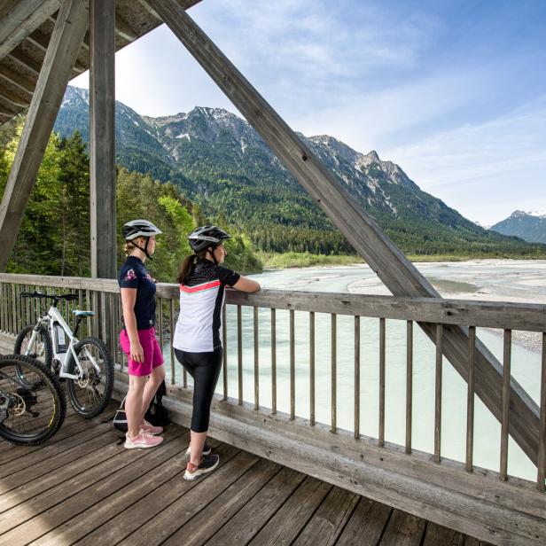 Der Lech, einer der letzten Wildflüsse der Alpen