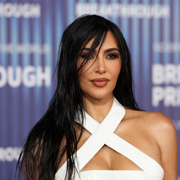 Kim Kardashian mit dramatischem Make-up