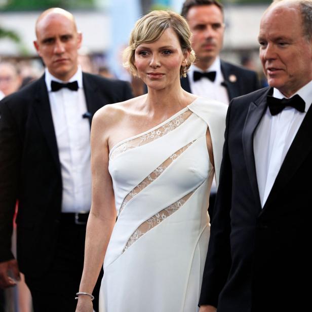 Charlène mit Fürst Albert beim Monte-Carlo Television Festival.