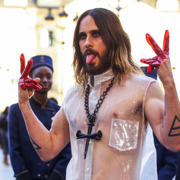 Jared Leto auf der Vogue World Fashion Show in Paris