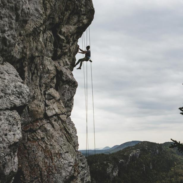 Bouldern in den Alpen 