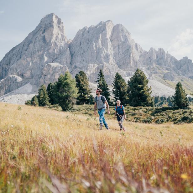 Eine Hütten-Wanderung im UNESCO-Weltnaturerbe Dolomiten