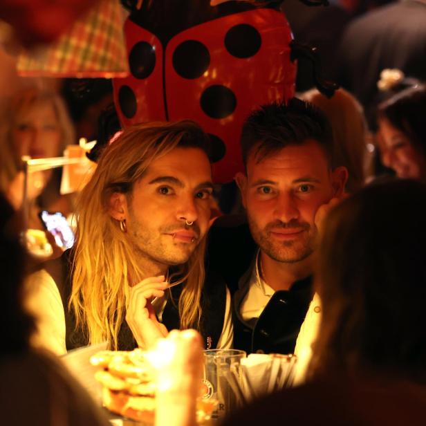 Bill Kaulitz mit Marc Eggers am Oktoberfest