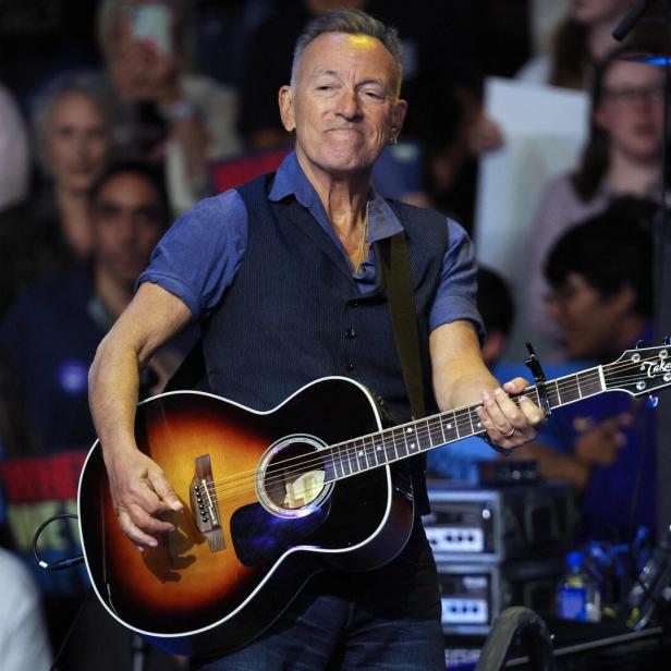 Bruce Springsteen bei einem Konzert in Philadelphia, Pennsylvania