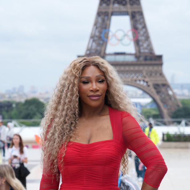 Serena Williams bei der Eröffnung der Olympischen Spiele in Paris