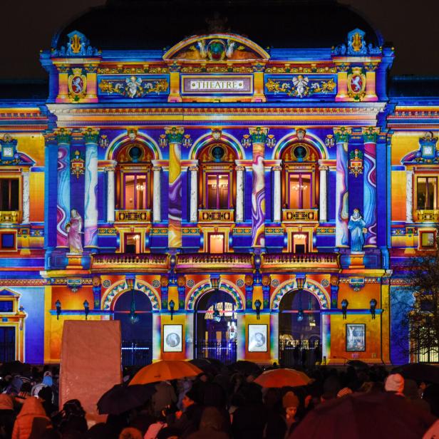 Strahlend: Der Ursprungsfunke der "Fête des lumières" in Lyon wurde bereits im 19. Jahrhundert entzündet.