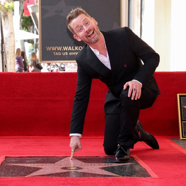 Macaulay Culkin enthüllt seinen Stern am Hollywood Walk of Fame