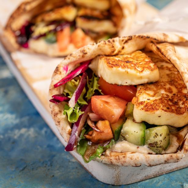 Halloumi-Wrap