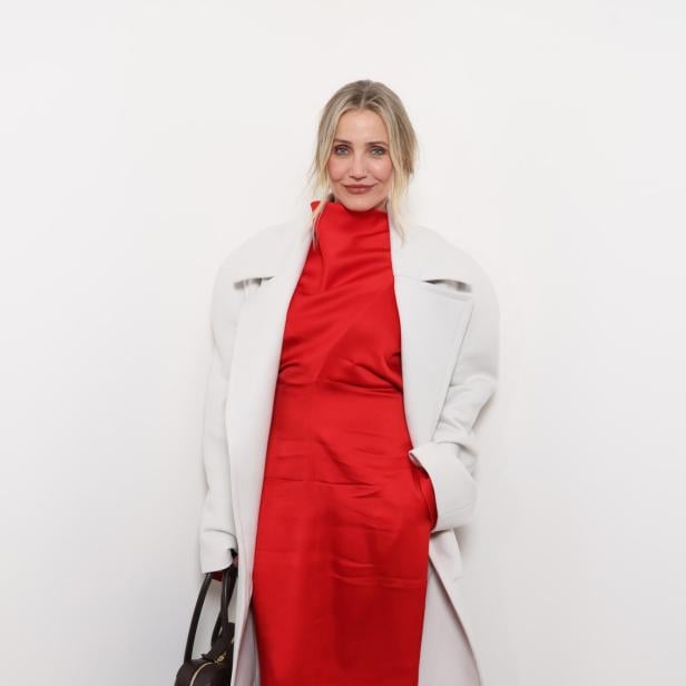 Cameron Diaz bei der Fashion Week in Paris