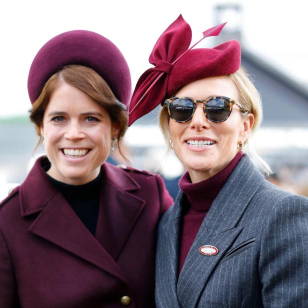 Prinzessin Eugenie and Zara Tindall am "Style Wednesday" beim Cheltenham Festival