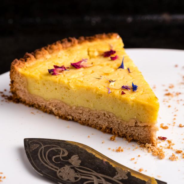 Veganer Lemon-Cheesecake