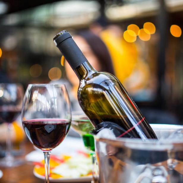kalter Rotwein