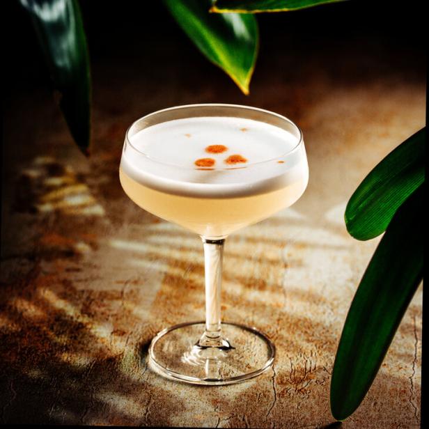 Pisco Sour im Cocktailglas