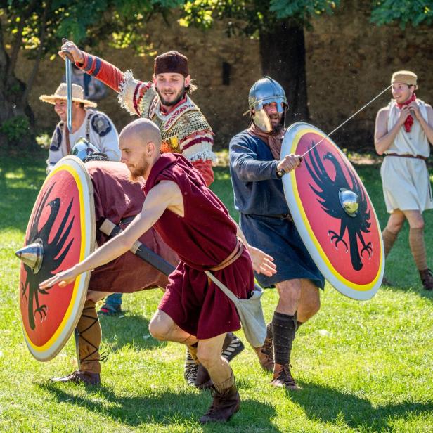 Kampfszene beim Römerfest in Carnuntum