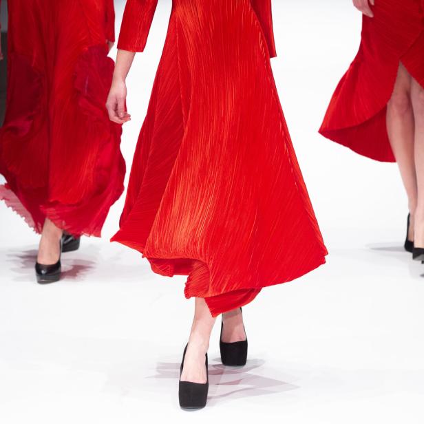 Fashion Show, A Catwalk Event, Runway Show, Models Walking the Catwalk