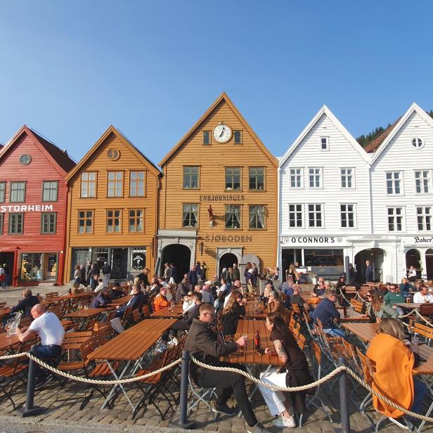Bryggen, das historische Zentrum von Bergen Bryggen, das historische Zentrum von Bergen