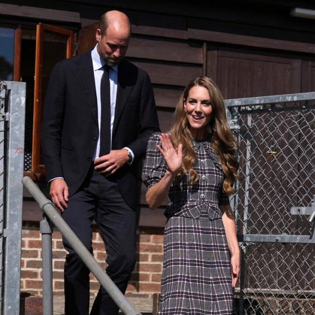 Prinzessin Kate und Prinz William beim Besuch der Foundation of the Women's Institute nahe London. Prinzessin Kate und Prinz William beim Besuch der Foundation of the Women's Institute nahe London.