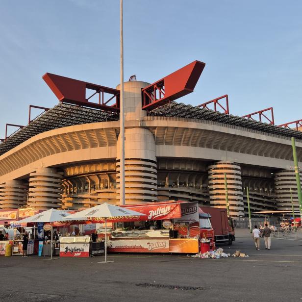 Das Stadion in Mailand