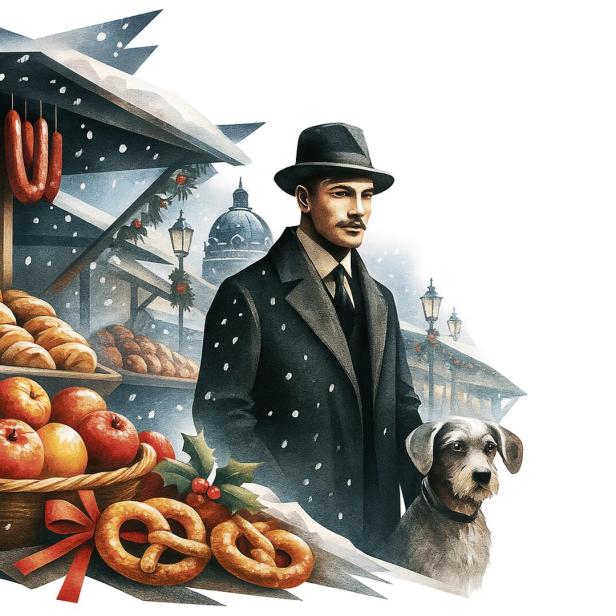 Ein Kommissar mit seinem Hund