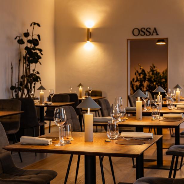 Die Inneneinrichtung des Restaurants "Ossa" im 18. Bezirk