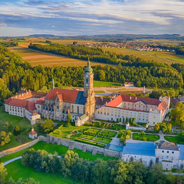 Stift Zwettl monastery in the Waldviertel region, Lower Austria.