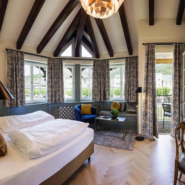 Ein Zimmer im Hotel Goldenen Ochs