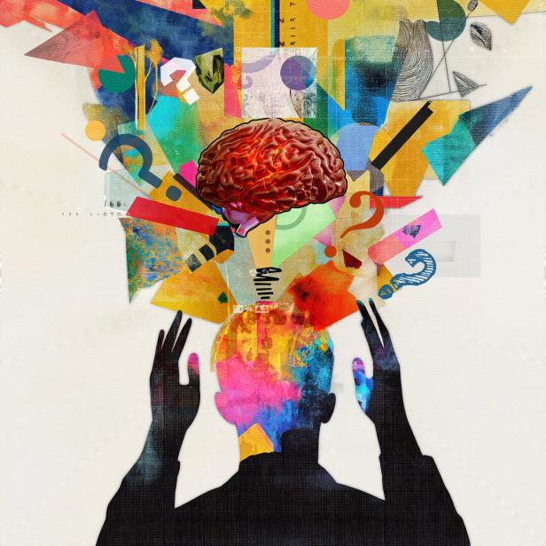 Complexity of thought processes and the human mind. Thoughts, creativity, emotions