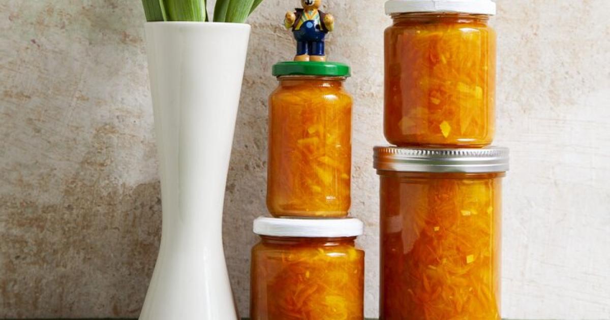 Rezept: fruchtig frische Karottenmarmelade für den Frühling