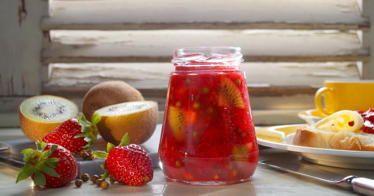 Scharf: Erdbeermarmelade mit Pfeffer Scharf: Erdbeermarmelade mit Pfeffer