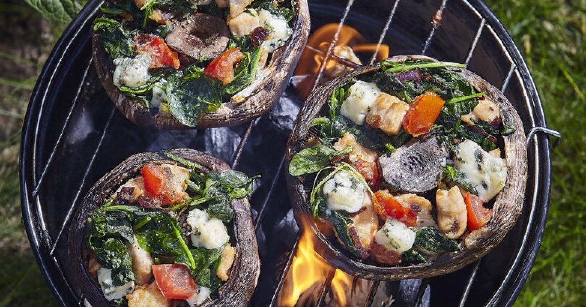 Einfach und gut: Gefüllte Portobello-Pilze